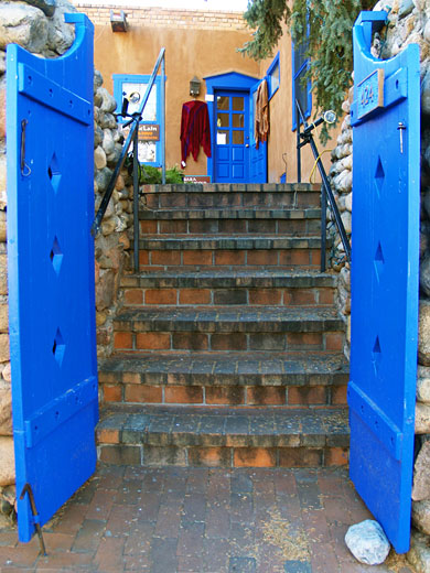 Blue doors