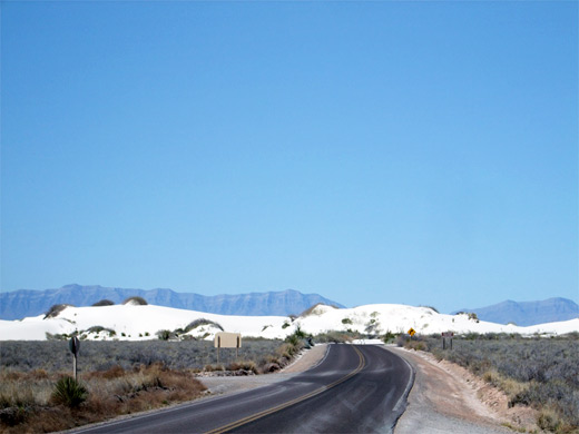 Approaching the dunes