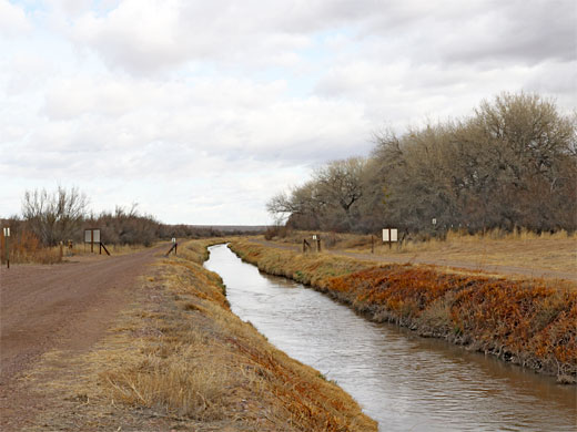 Track and canal