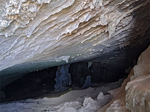 Ceiling of the cave