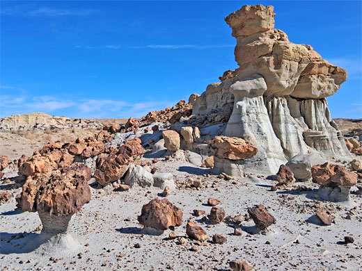 Gray and brown rocks