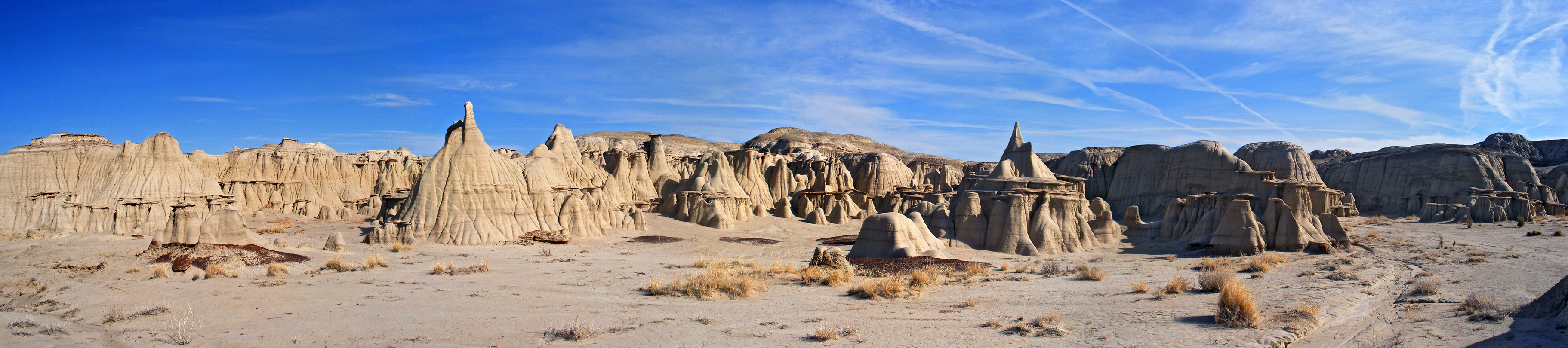 Eroded mudstone formations