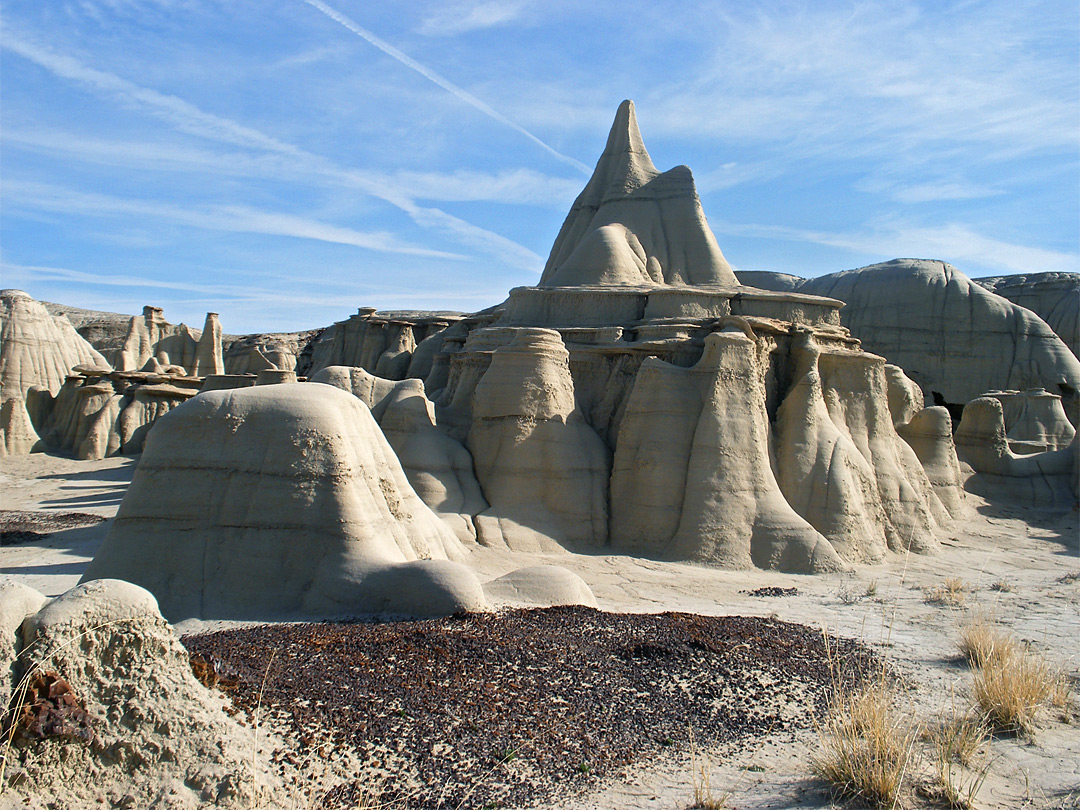 Eroded formations