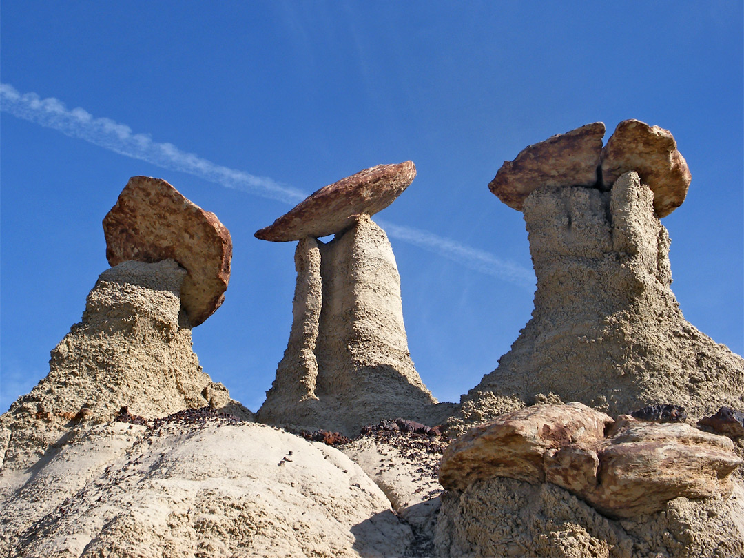 Three hoodoos