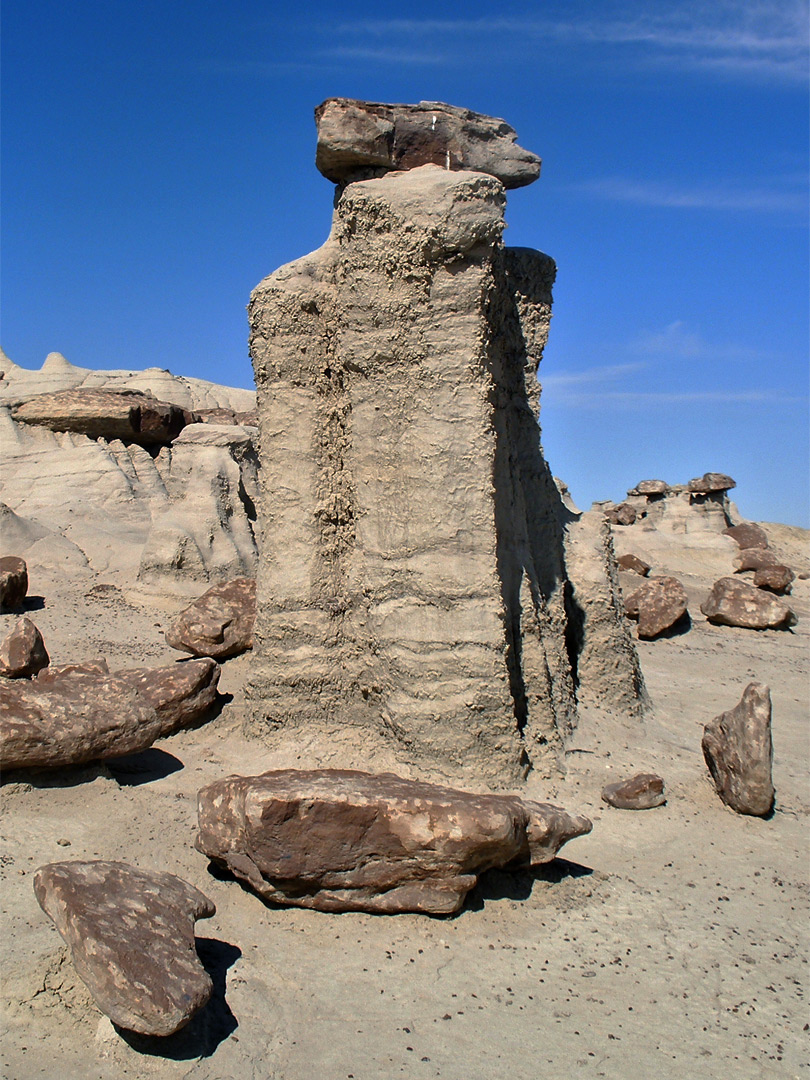 Fallen boulders