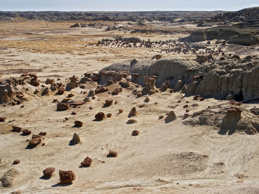 Boulders at the valley edge