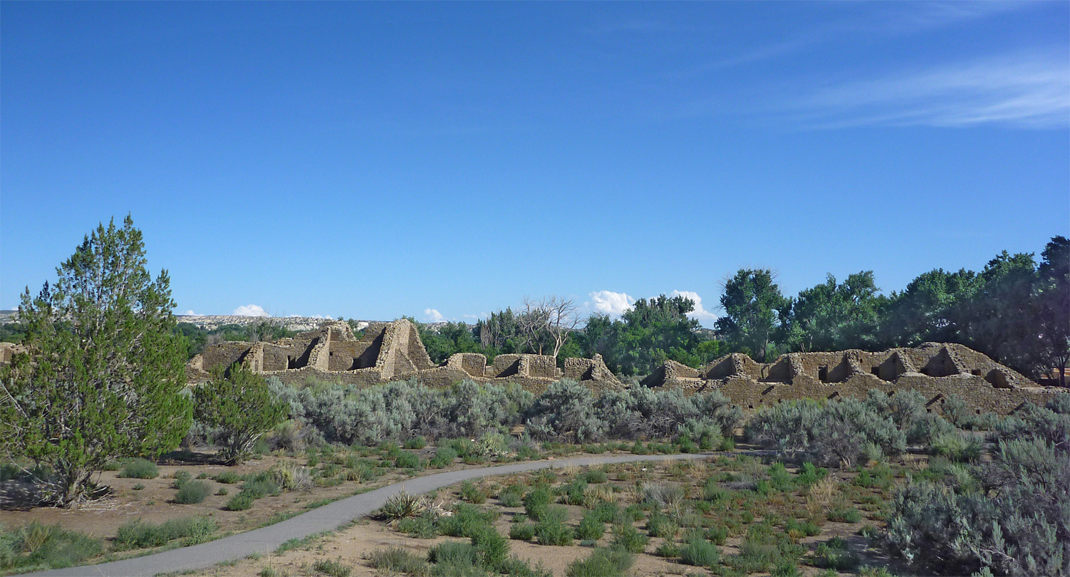 North edge of the ruins