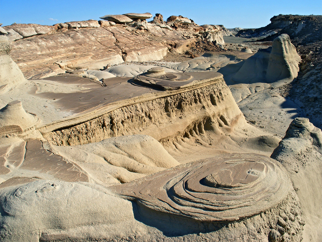 Eroded sandstone