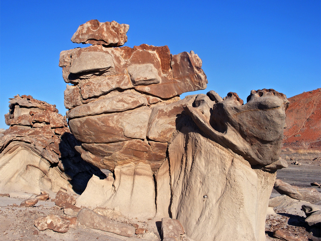 Intricate rock formation