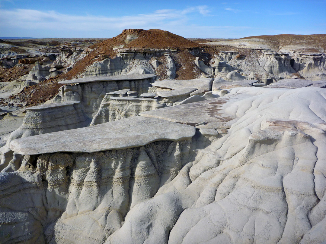 Low elevation badlands