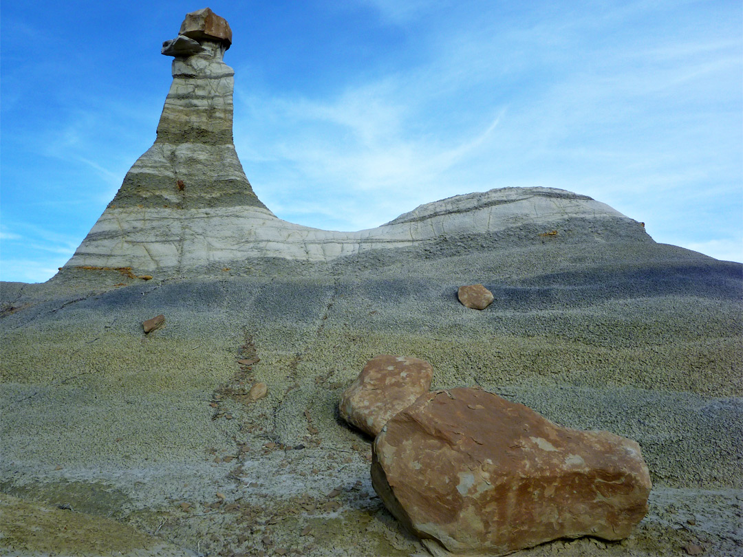 Layered mound