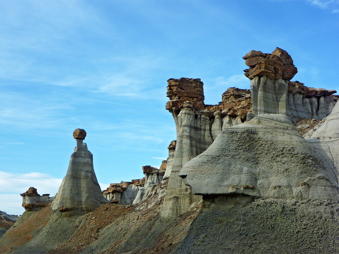 Eroded cliff face