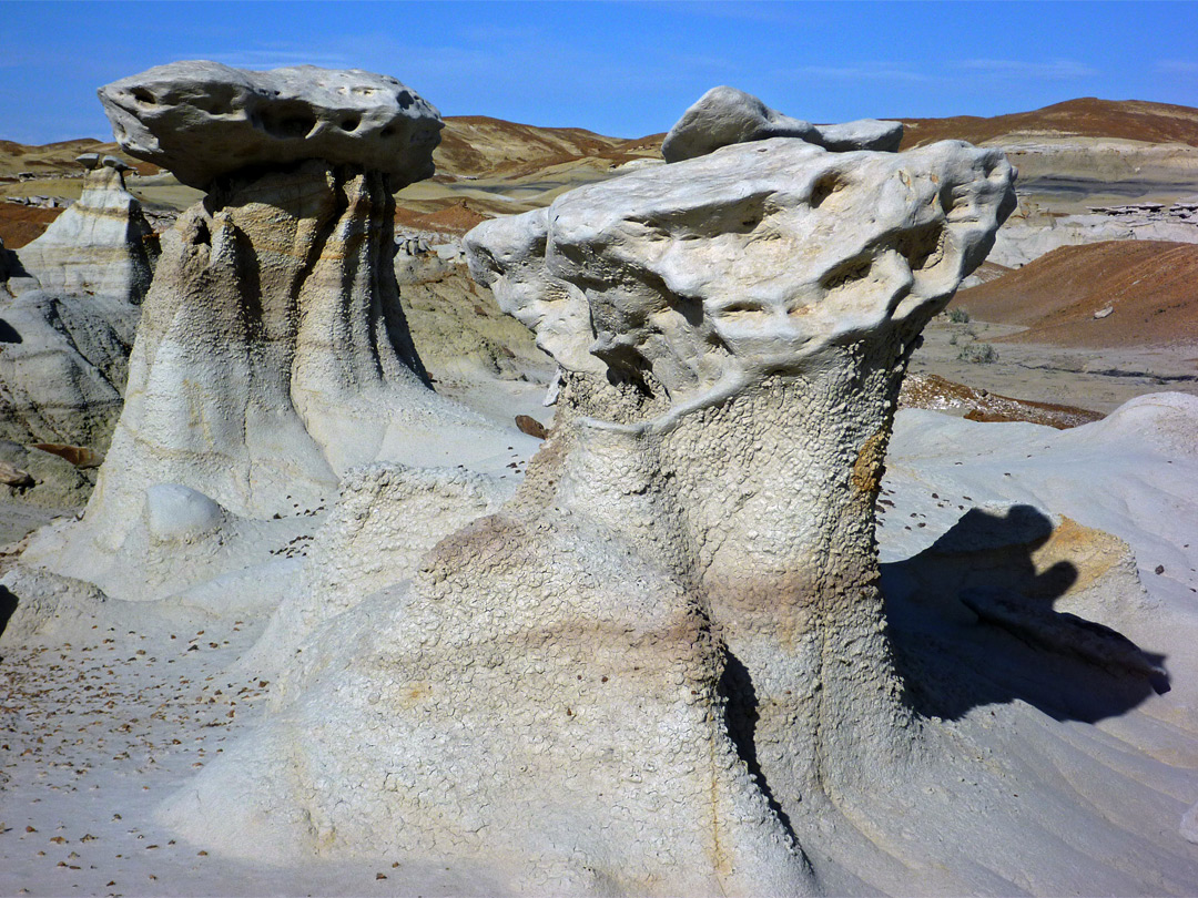 Eroded formations