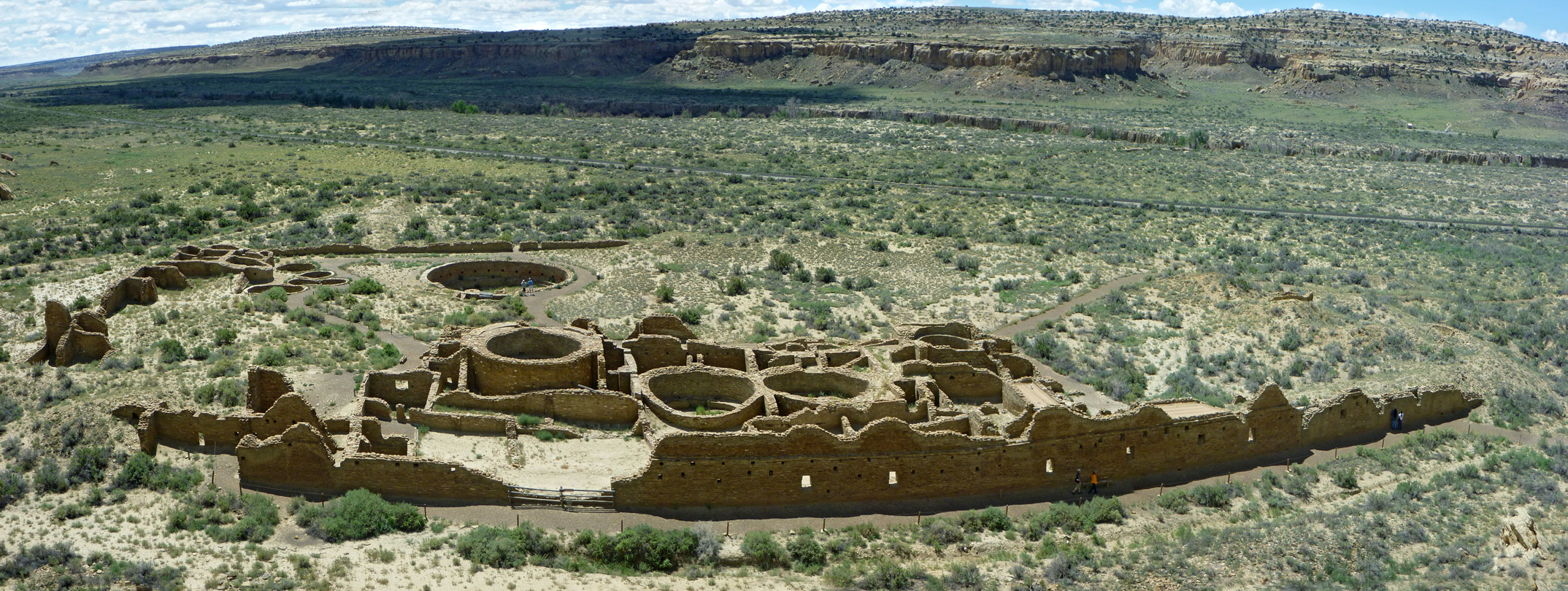 Elevated view of Chetro Ketl