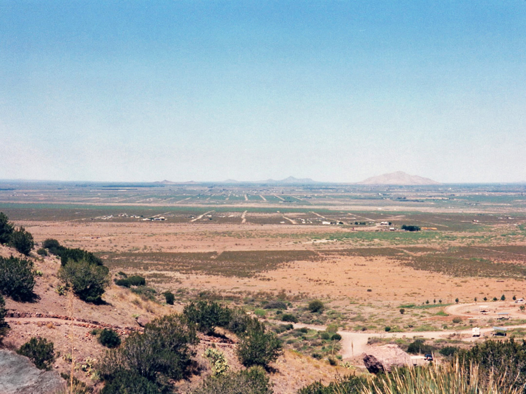 View west over the Deming plain