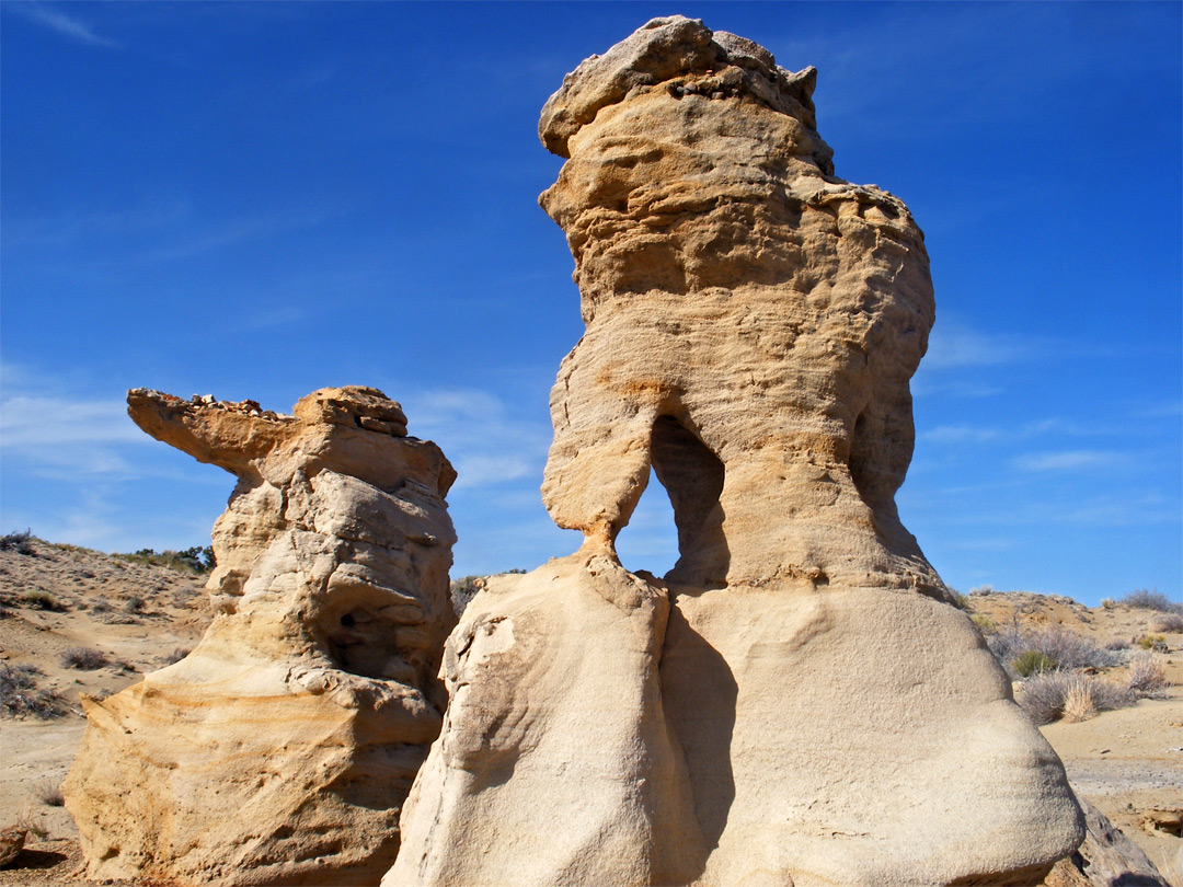 Isolated rocks