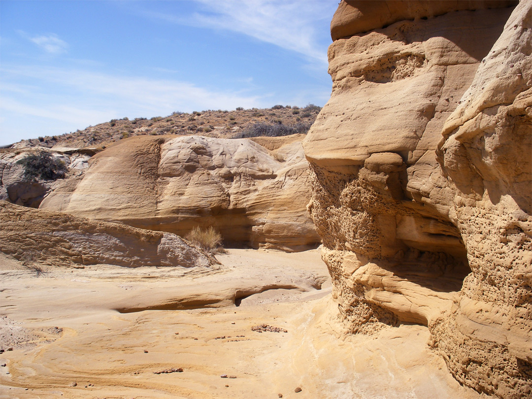 Sandstone cliffs