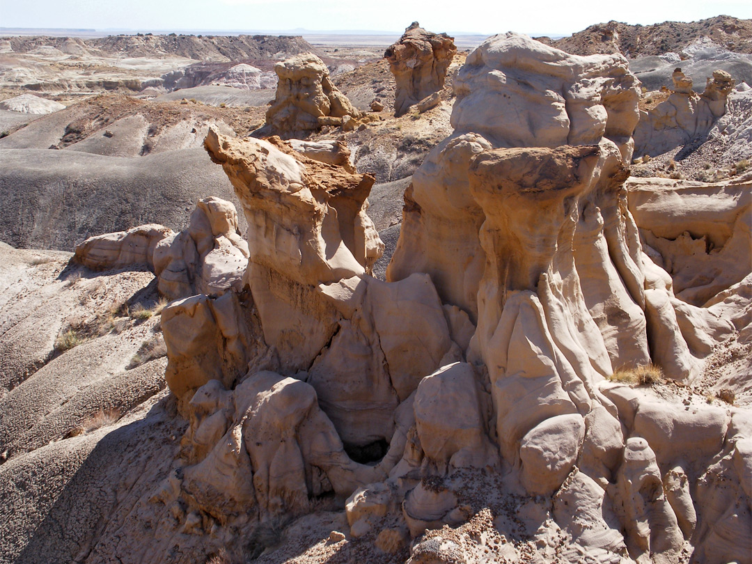 Eroded outcrop