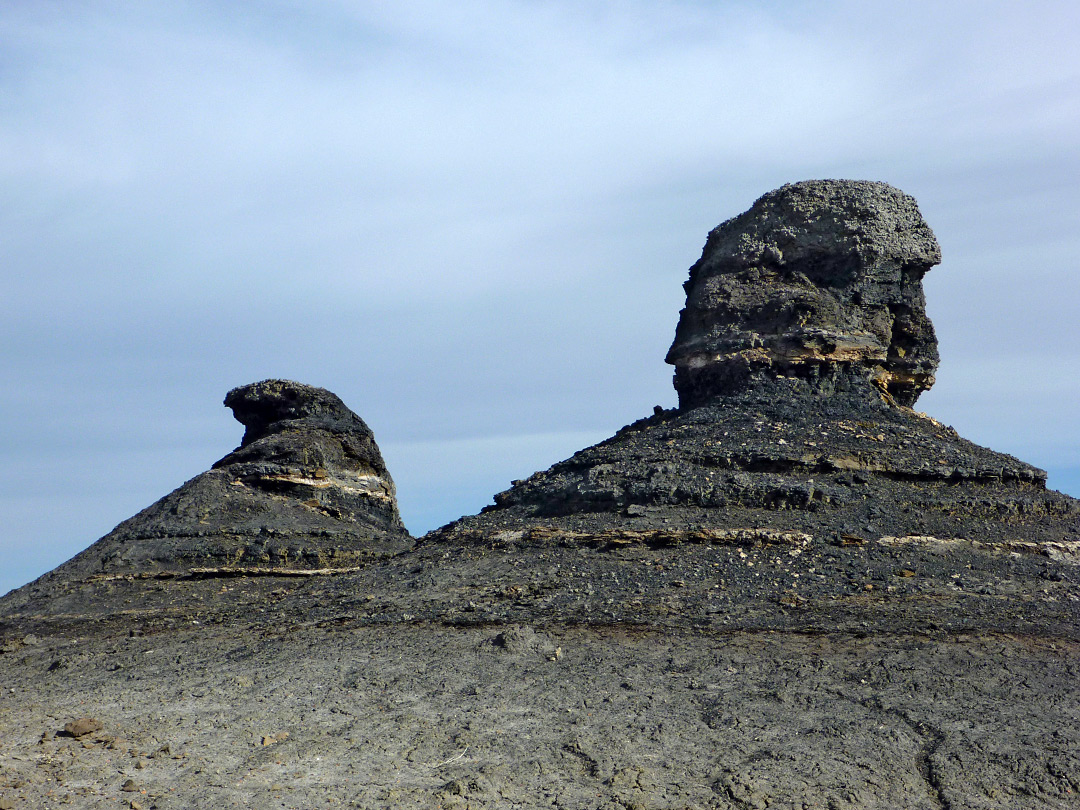 Coal outcrops