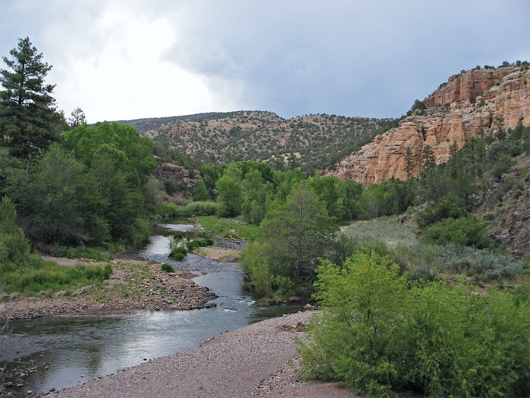 Gila River: Gila Cliff Dwellings National Monument, New Mexico