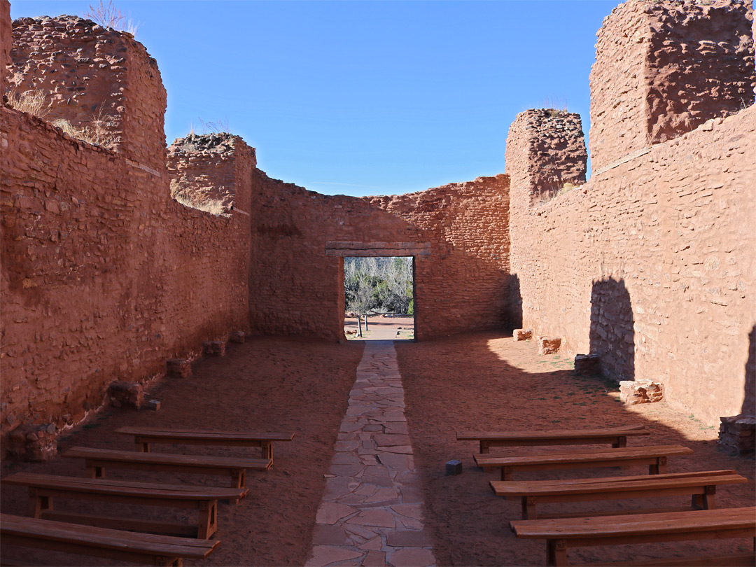 Interior of the church