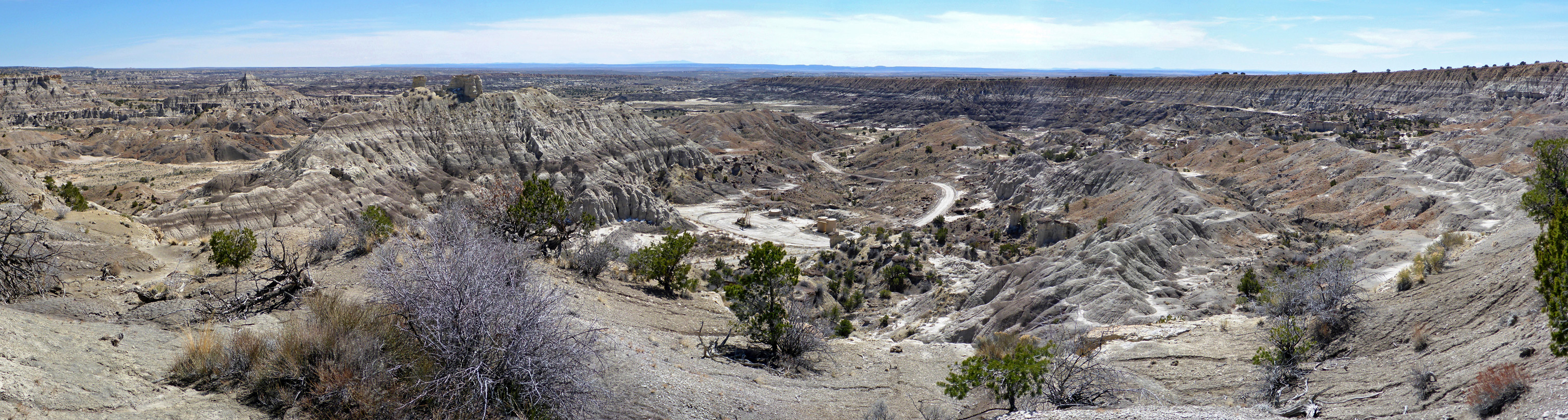 Panorama to the south