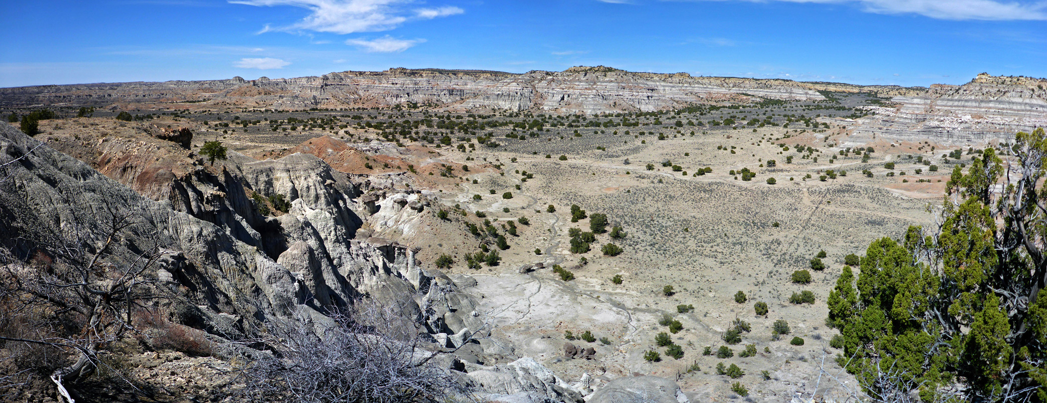 Panorama to the north