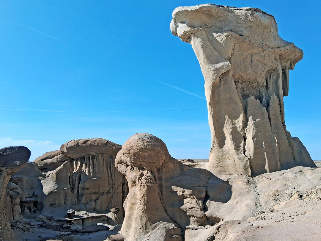 Rounded hoodoos