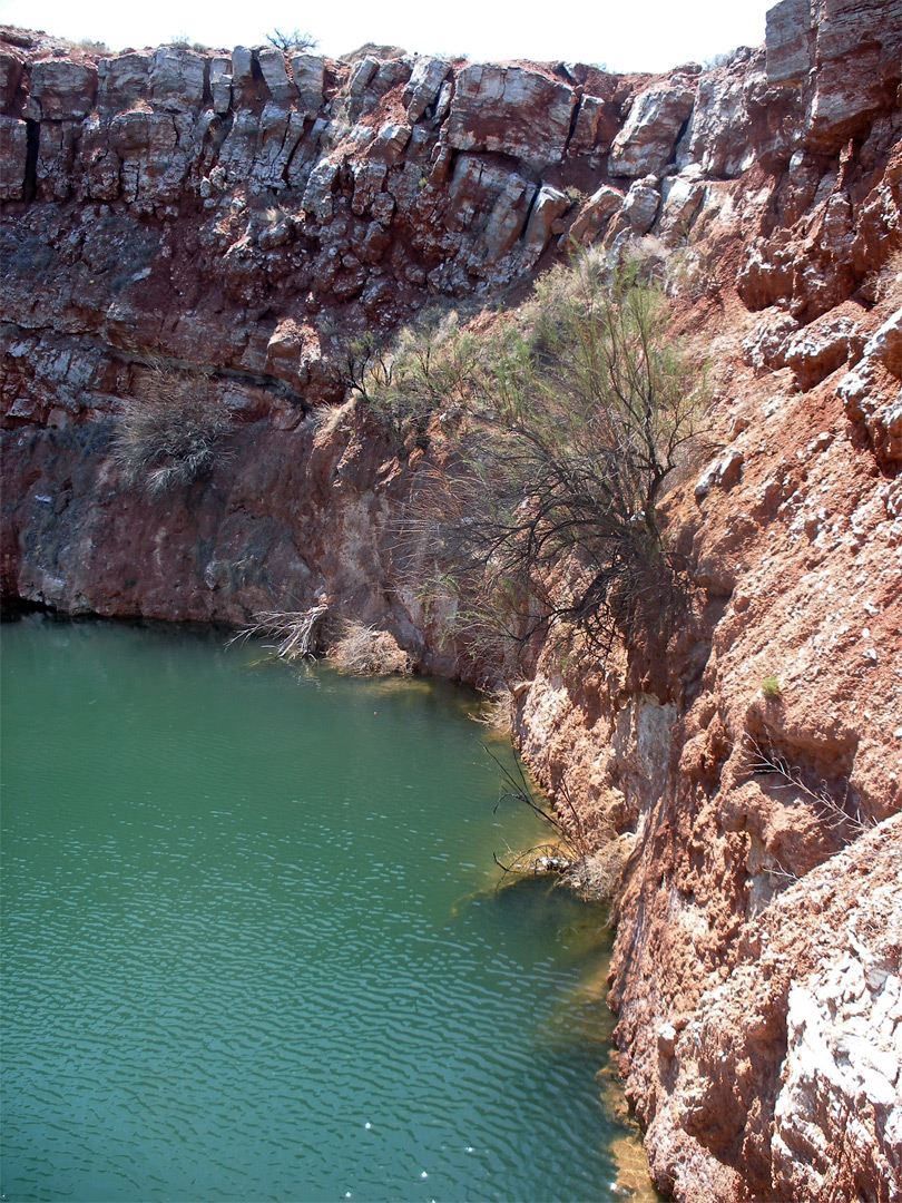 Mirror Lake cliffs