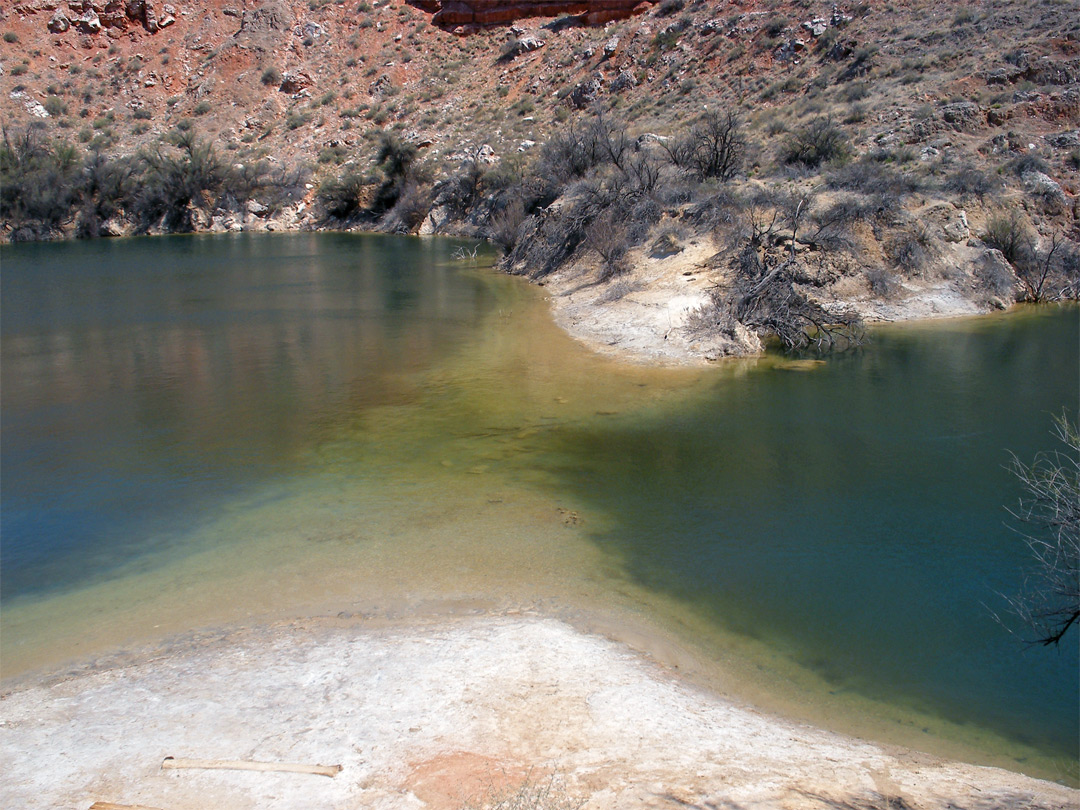 Mirror Lake sandbar