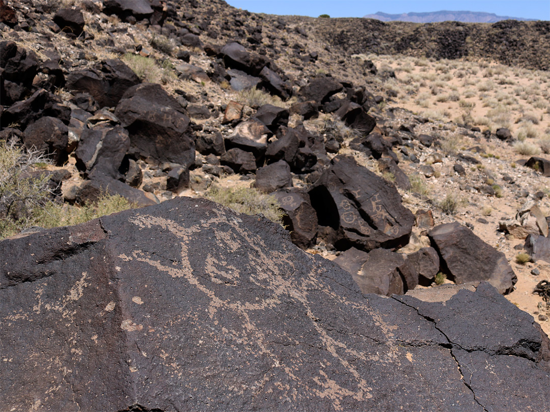 Large boulders