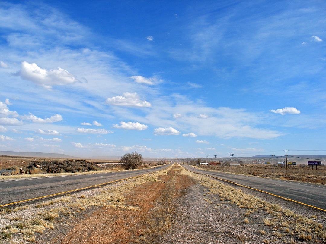 Route 66 near Prewitt