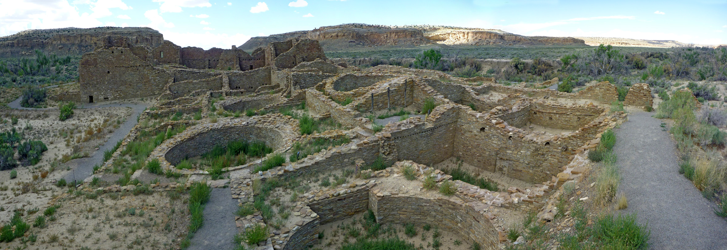 Panorama of Pueblo del Arroyo