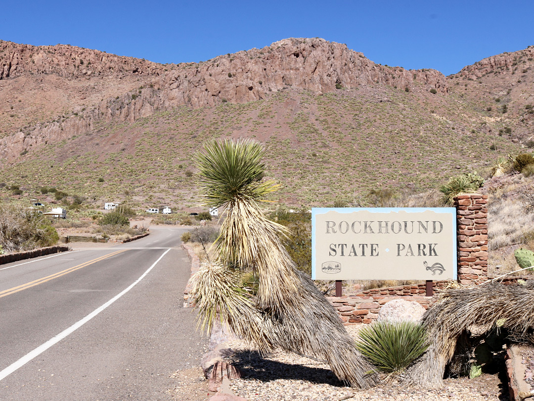 State park entrance