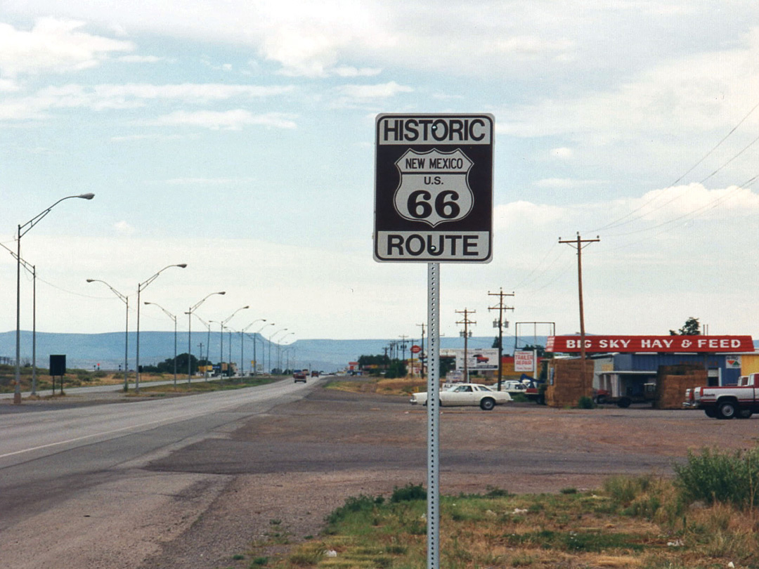 Route 66 sign