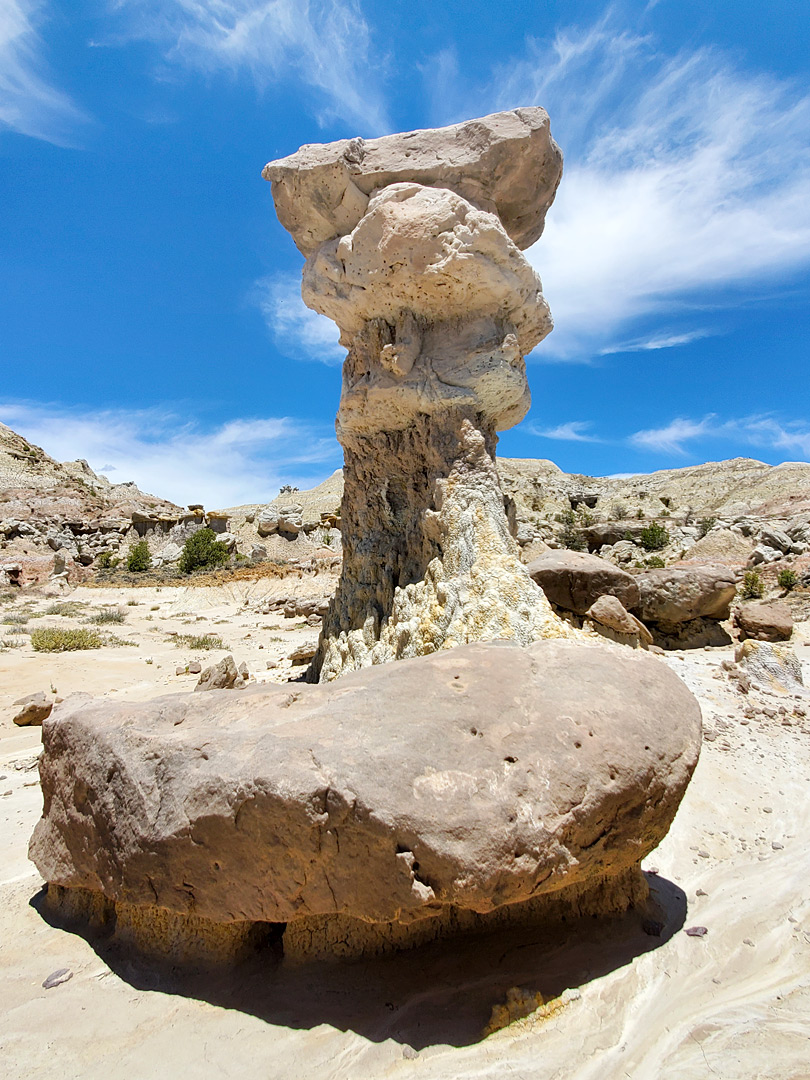 Hoodoo and boulder