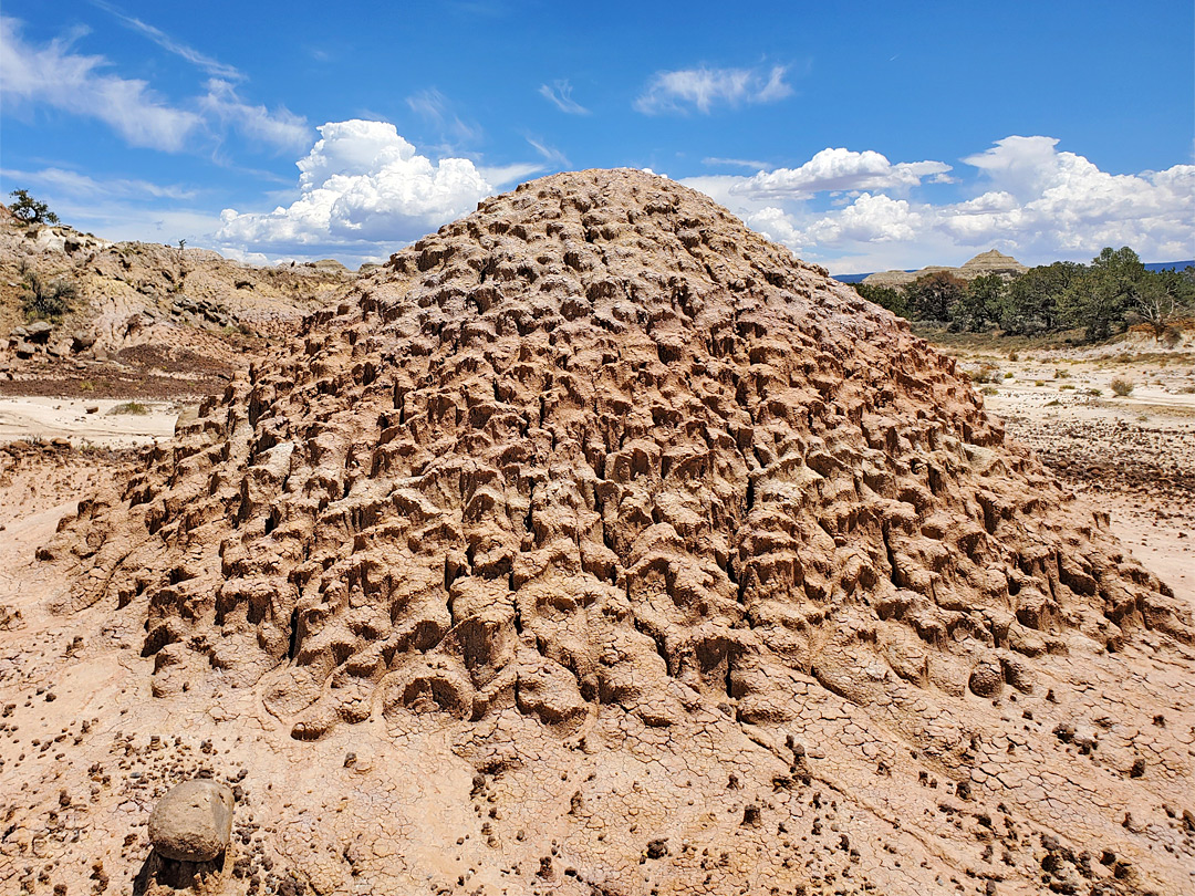 Mudstone mound