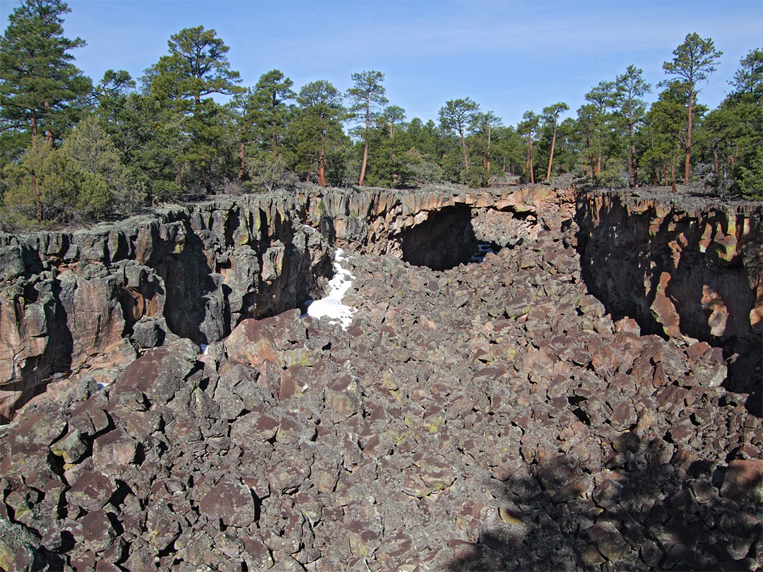 Lava ravine