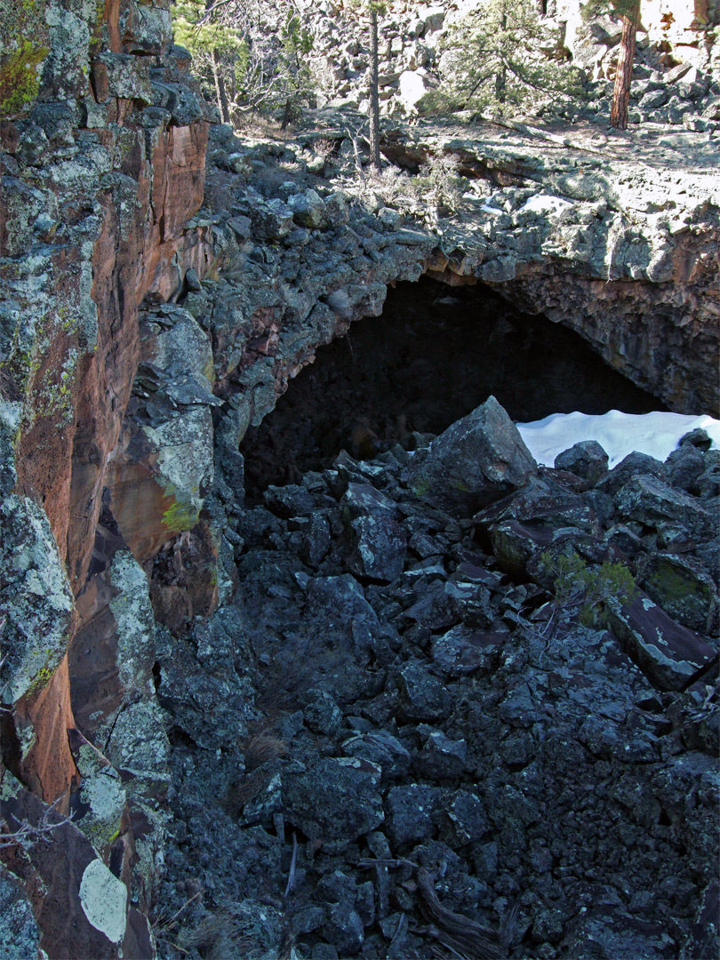 Lava cliff