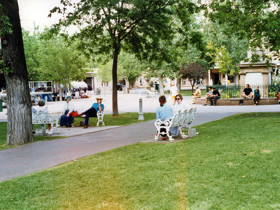 Benches at the Plaza