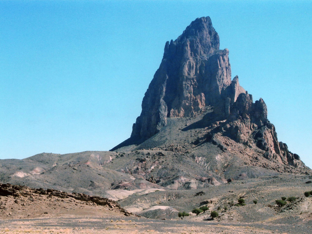 Shiprock - close view