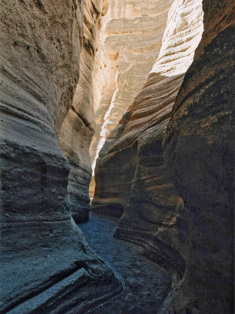 The slot canyon