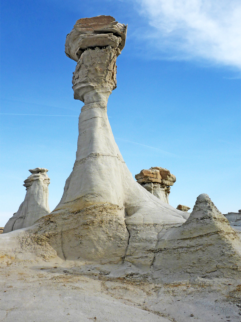 Tall and short hoodoos