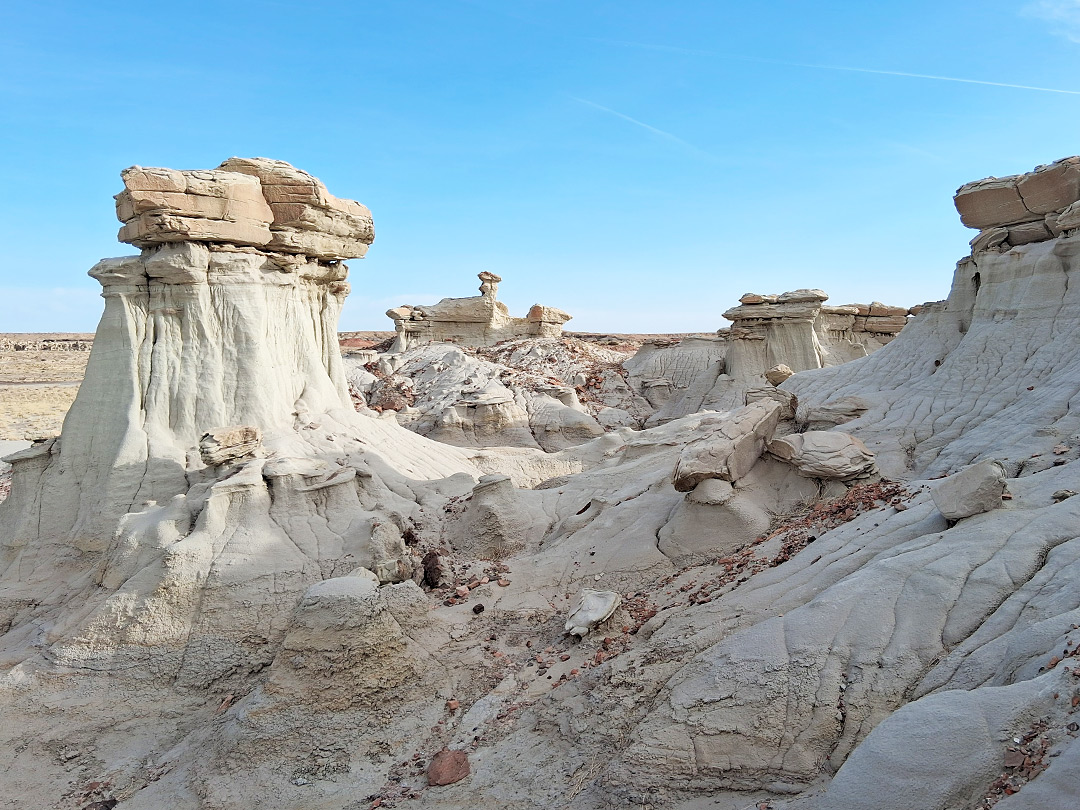 Scattered boulders