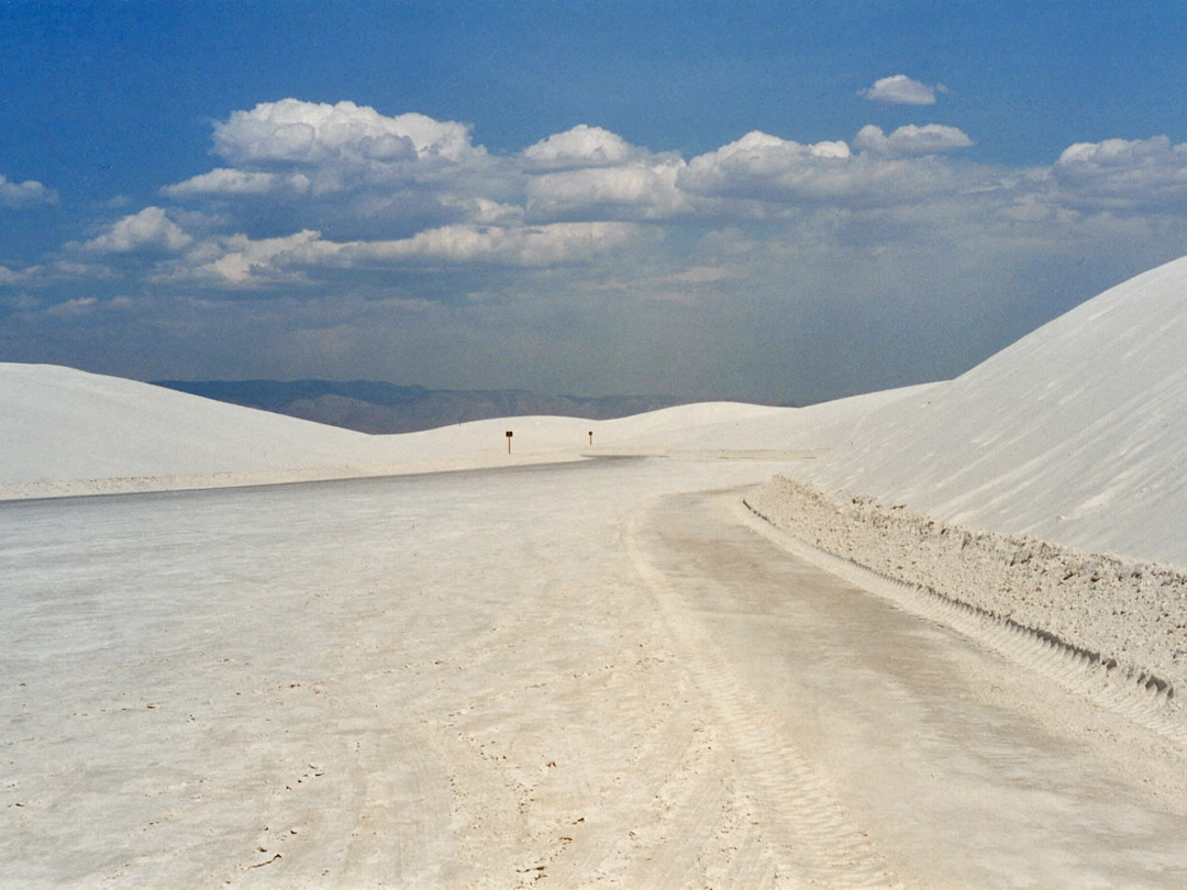 Road through the sands