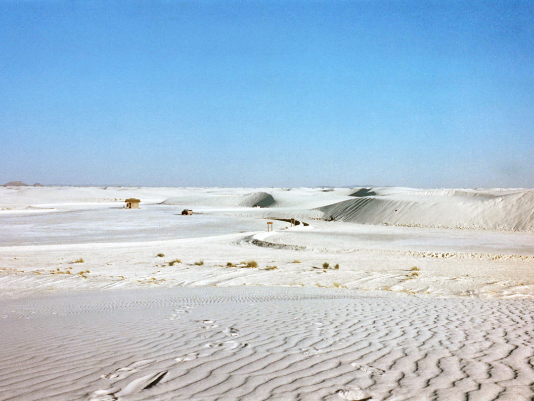 Dunes near the end of the scenic drive