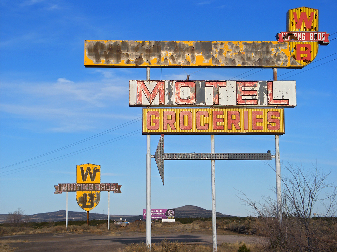 Whiting Bros signs