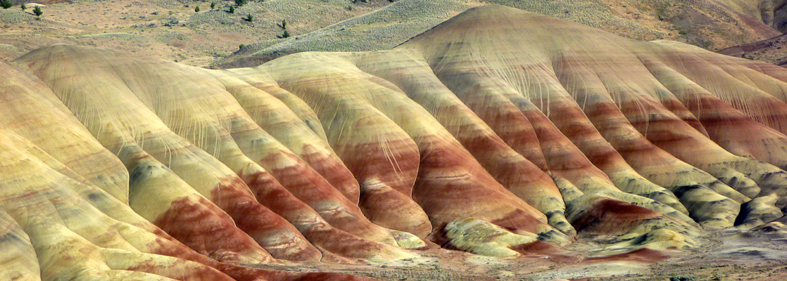 The Painted Hills, along the Carroll Rim Trail