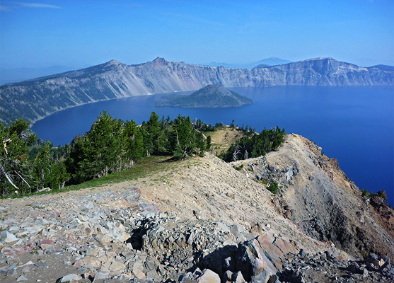 Upper section of the trail