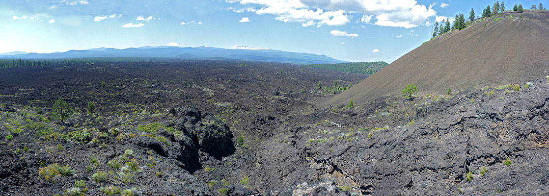 Lava Butte and the lava fields